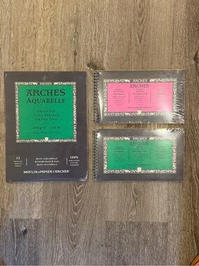 Arches Aquarelle Watercolor Pads - Watercolor Art Painting- Paint Supplies NEW
